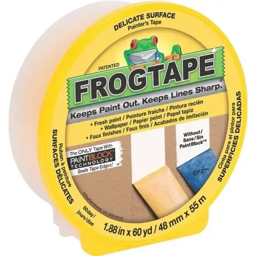 Cf 160 Painter'S Tape Delicate Surface - Yellow - 48mm X 55m - 1 Roll Cf 160 Painter'S Tape Delicate Surface - Yellow - 48mm X 55m - 1 Roll