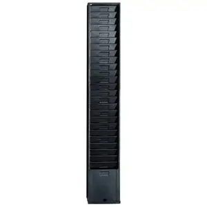 Amano 657287 Heavy Duty Time Card Rack, 25 Slots With Wall Mounting Kit