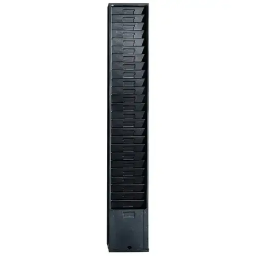 Heavy Duty Time Card Rack, 25 Slots With Wall Mounting Kit