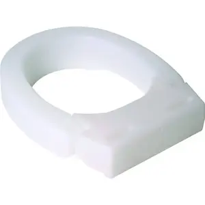 Maddak F72571-1000 Standard Hinged Elevated Toilet Seat, Hardware Included