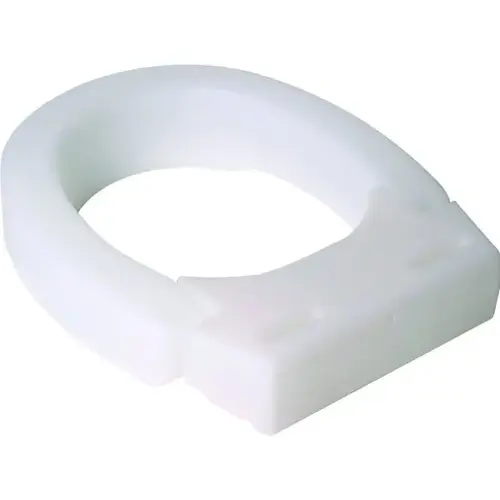 Standard Hinged Elevated Toilet Seat, Hardware Included