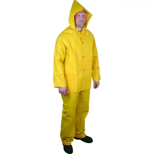 3-Piece Yellow Rain Suit 3x-Large