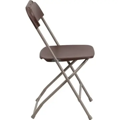 Hercules Series 800 Lb. Capacity Premium Brown Plastic Folding Chair Hercules Series 800 Lb. Capacity Premium Brown Plastic Folding Chair