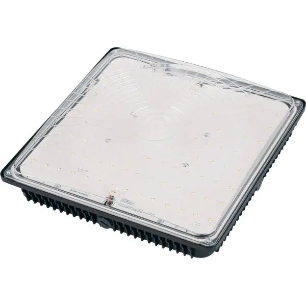 GENERIC PRIVATE BRAND Afx 12-3/8 In. Outdoor Led 20w Canopy Fixture 5000k (Black) CPYF1222L50D2BZ