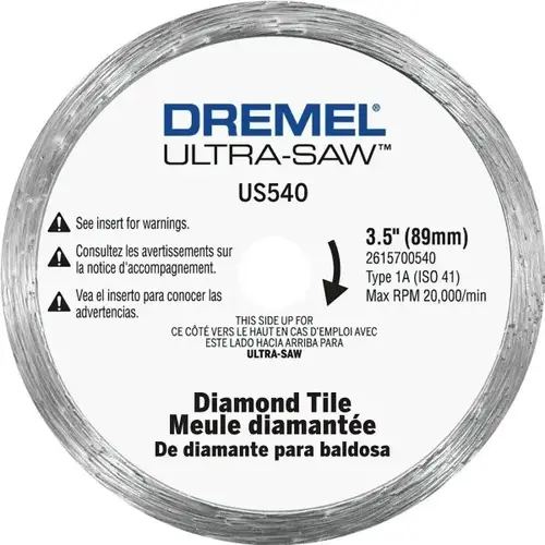 Zipmate 3-1/2" Dry Diamond Cut-Off Wheel