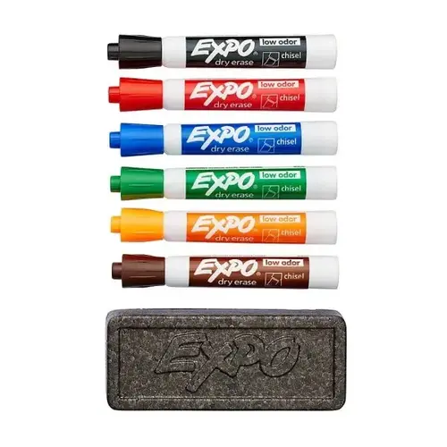 Assorted Color Low-Odor Dry-Erase Organizer Kit