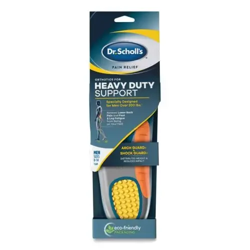 Pain Relief Orthotics Heavy Duty Support, Men Sizes 8-14