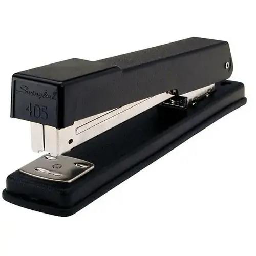 Black Full-Strip Light-Duty Desk Stapler