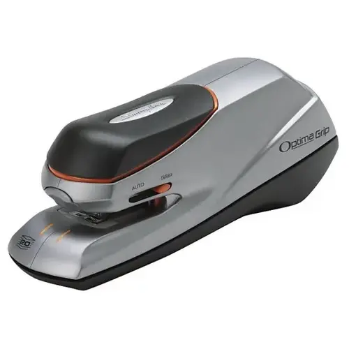 Silver Optima Grip Electric Stapler