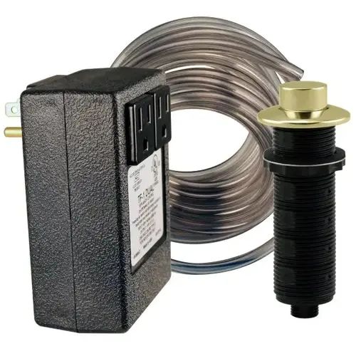 Sink Top Air Switch And Dual Outlet Box, Polished Brass Sink Top Air Switch And Dual Outlet Box, Polished Brass