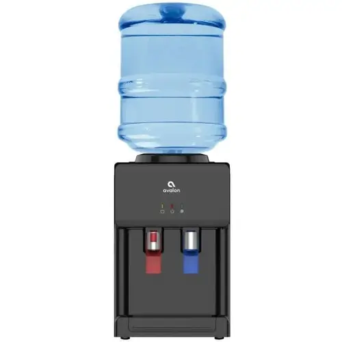 Premium Hot/Cold Top Loading Countertop Water Cooler Dispenser, Black Premium Hot/Cold Top Loading Countertop Water Cooler Dispenser, Black