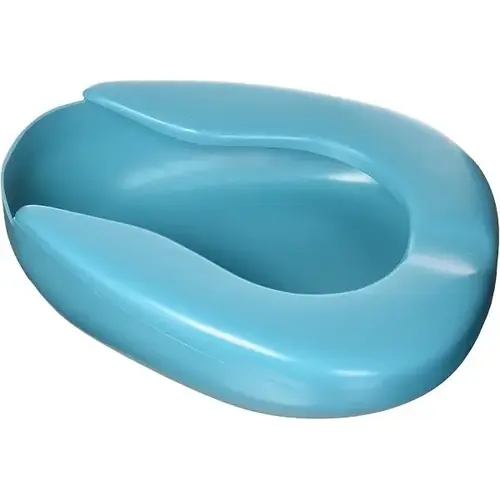 Autoclavable Delux Bedpan, No Spill Or Splash Design, Blue Autoclavable Delux Bedpan, No Spill Or Splash Design, Blue