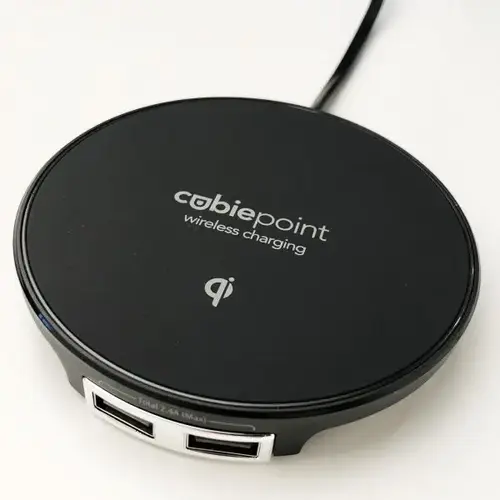 Cubiepoint Wireless Charging Pad With 2 Usb Ports