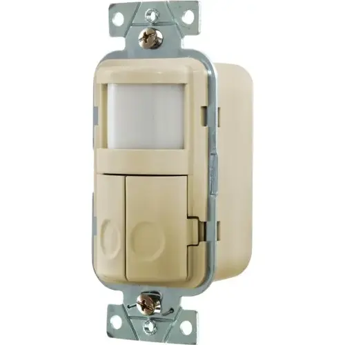 120 Volt Passive Infrared 2-Circuit Vacancy Sensor (Ivory)