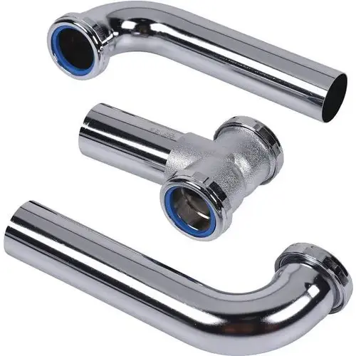 1-1/2 In Chrome Center Outlet Waste Slip Joint 1-1/2 In Chrome Center Outlet Waste Slip Joint