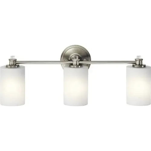 3-Light Vanity Light Brushed Nickel 3-Light Vanity Light Brushed Nickel