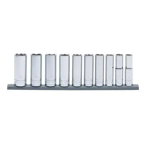 3/8 In. Drive Deep Metric Socket Set 10-Piece 3/8 In. Drive Deep Metric Socket Set 10-Piece
