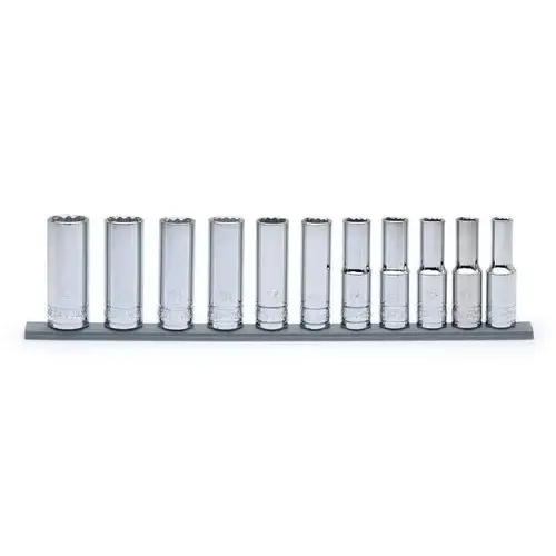 1/2 In. Drive Deep Metric Socket Set 11-Piece 1/2 In. Drive Deep Metric Socket Set 11-Piece
