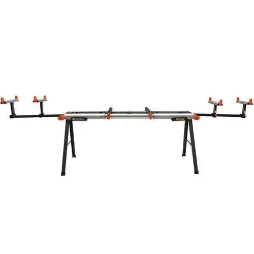 Lightweight Aluminum Portable Miter Saw Stand, 120" X 29" Lightweight Aluminum Portable Miter Saw Stand, 120" X 29"