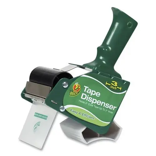 Extra-Wide Packaging Tape Dispenser 3" Core - 3" X 54.6 Yds Green