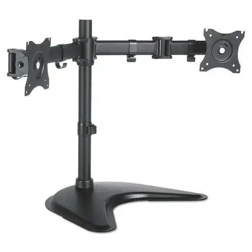 Dual Monitor Articulating Desktop Stand 13"-27" 32"X13"X17.5" Black Dual Monitor Articulating Desktop Stand 13"-27" 32"X13"X17.5" Black