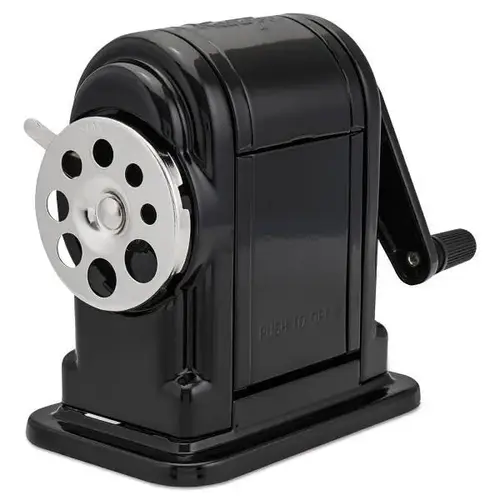 Ranger 55 Manual Pencil Sharpener Manually-Powered 3.25 X 6 X 5.5 Black Ranger 55 Manual Pencil Sharpener Manually-Powered 3.25 X 6 X 5.5 Black