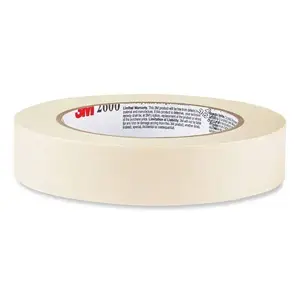 Highland 2600-24A Economy Masking Tape, 3" Core, 0.94" X 60.1 Yds, Tan