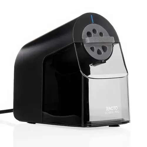 School PRO Electric Pencil Sharpener Ac-Power 4x7.5x7.5 Black/Gray/Smoke