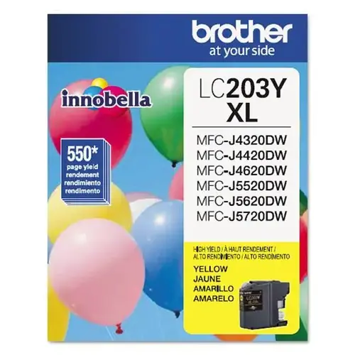 Lc203y Innobella High-Yield Ink 550 Page-Yield Yellow Lc203y Innobella High-Yield Ink 550 Page-Yield Yellow
