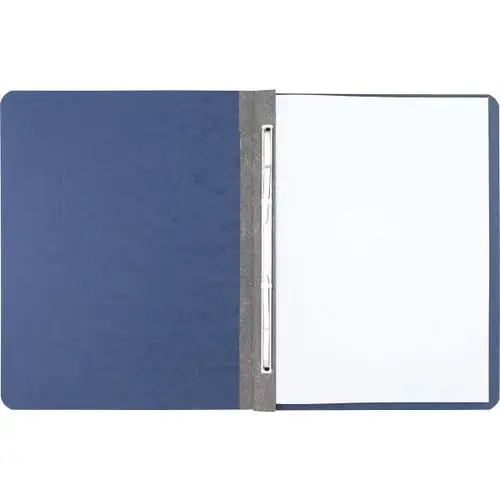 Letter Sized Pressboard Report Cover With Tyvek Hinge 3" Capacity Dark Blue Letter Sized Pressboard Report Cover With Tyvek Hinge 3" Capacity Dark Blue