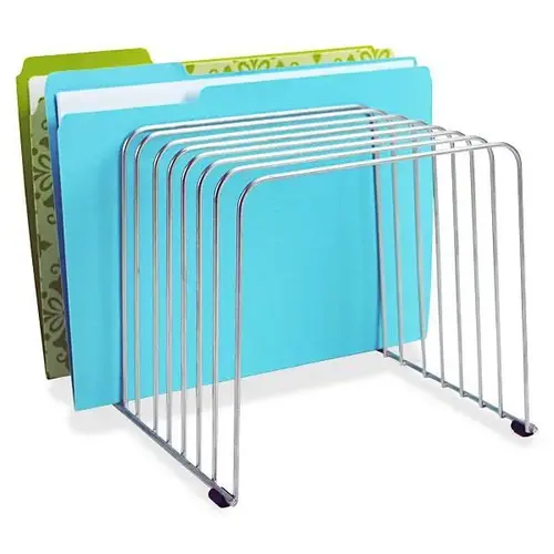 Desktop Wire File Sorter 11 Compartments 8"X9"X11" Black Desktop Wire File Sorter 11 Compartments 8"X9"X11" Black