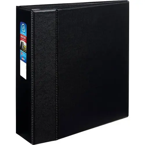 Durahinge 4" Binder 780 Sheet Capacity D Ring Black Durahinge 4" Binder 780 Sheet Capacity D Ring Black