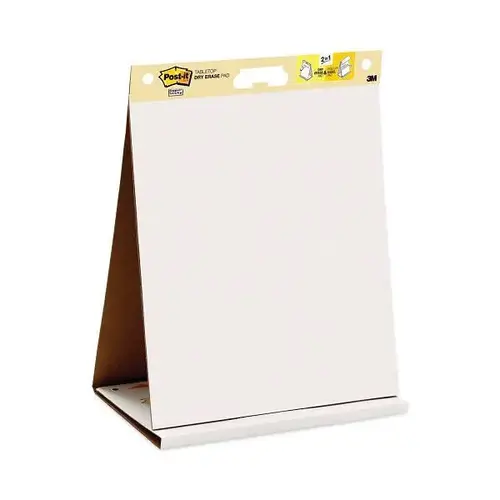 Pad Plus Tabletop Easel Pad with Self-Stick Sheets and Dry Erase Board, Unruled, 20 x 23, White, 20 Sheets Pad Plus Tabletop Easel Pad with Self-Stick Sheets and Dry Erase Board, Unruled, 20 x 23, White, 20 Sheets