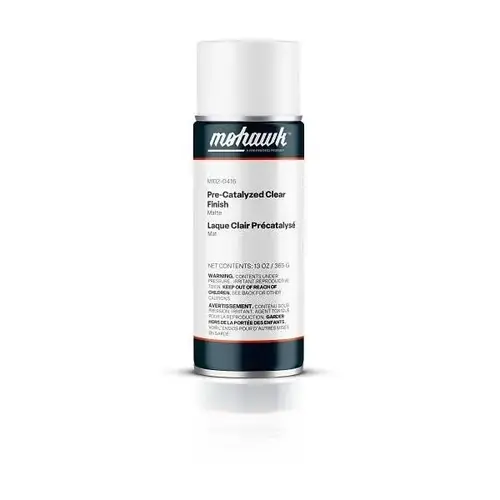 Pre-Catalyzed Finish, Matte, Clear Pre-Catalyzed Finish, Matte, Clear