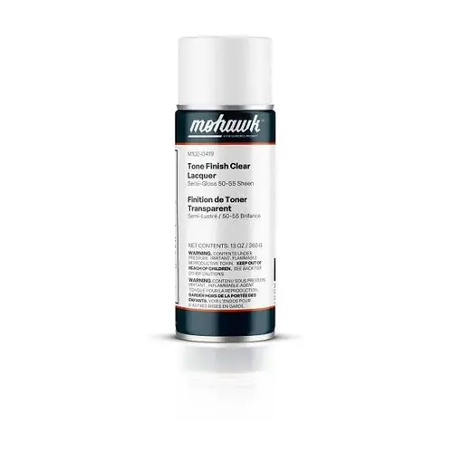 Tone Finish, Lacquer, Semi-Gloss, Clear Tone Finish, Lacquer, Semi-Gloss, Clear