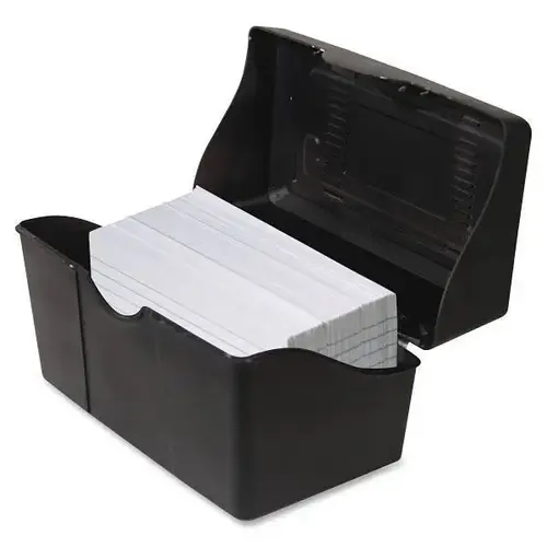 Index Card Holder Black