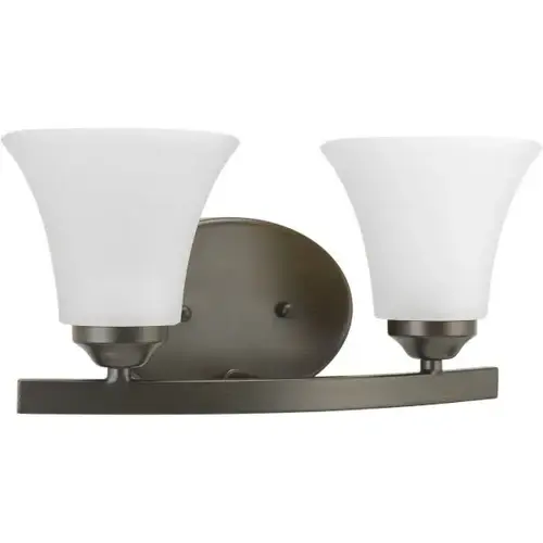 Adorn 13 In. 2-Light Incandescent Bath Vanity Fixture Adorn 13 In. 2-Light Incandescent Bath Vanity Fixture