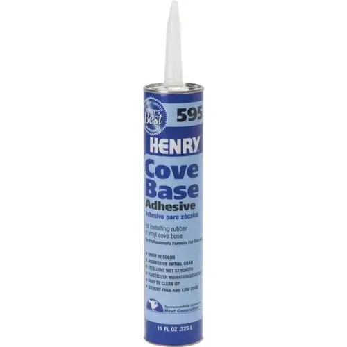 595 Cove Base Adhesive 11 Ounce 595 Cove Base Adhesive 11 Ounce