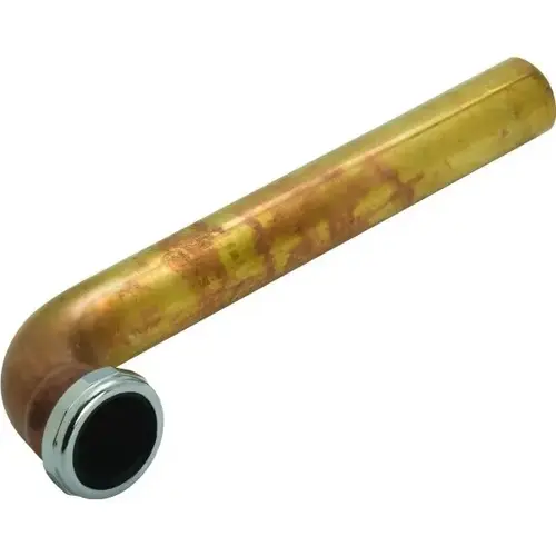 Brass Tubular Waste Arm 1-1/2" X 9-1/2" Slip Joint 22-Gauge Rough Brass Brass Tubular Waste Arm 1-1/2" X 9-1/2" Slip Joint 22-Gauge Rough Brass