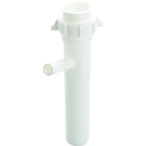 GENERIC PRIVATE BRAND White Pvc Disposer And Branch Tailpiece With 3/4 Hose Branch 844978