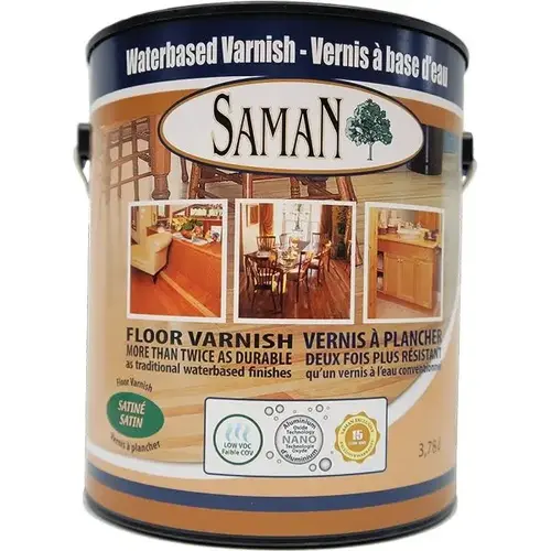 160-031-4l 3.78l128 Oz. Water Based Satin Varnish
