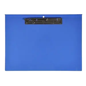 Lion LIOCB290HBL Computer Printout Clipboard, P-Consumer Plastic, Steel Clip, Blue, 17 X 11"