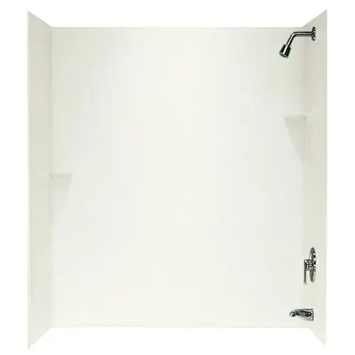 stone 36d X 60w X 96h Shower Wall Kit - Bisque stone 36d X 60w X 96h Shower Wall Kit - Bisque