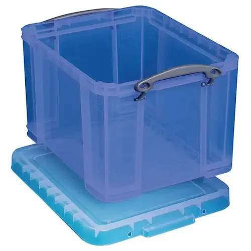 32 Liter Blue Plastic Storage Box