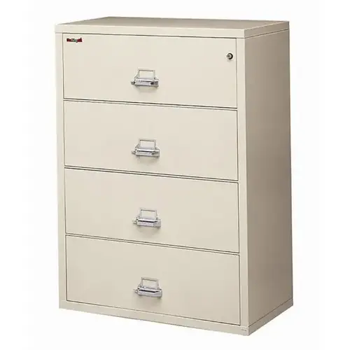 4-Drawer Parchment White Glove Delivery Ul 1-Hour Lateral File