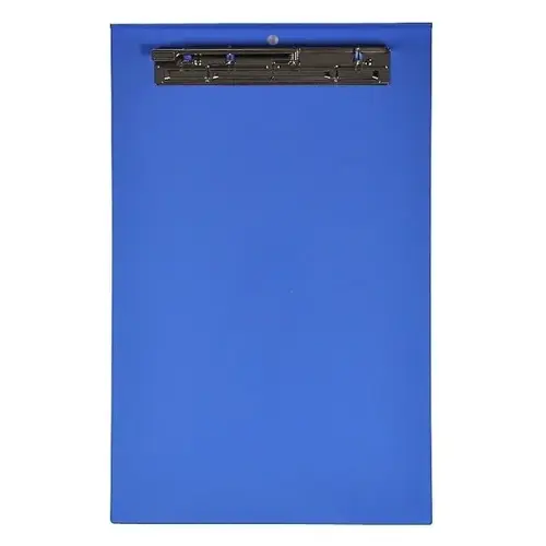 Computer Printout Clipboard, P-Consumer Plastic, Steel Clip, Blue, 11 X 17"