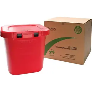 Sharps Compliance 603354 Takeaway Recovery System 20 Gallon