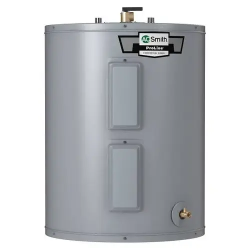 50-Gallon Lowboy Electric Water Heater 26-1/2" D X 34" H 50-Gallon Lowboy Electric Water Heater 26-1/2" D X 34" H