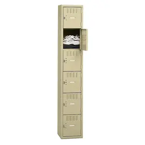 Tennsco Corp TNNBS6121812AMG Medium Gray 1-Wide Six-Tier Box Locker