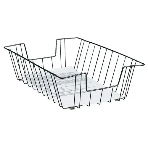 Black Deep Wire Legal-Size Desk Tray